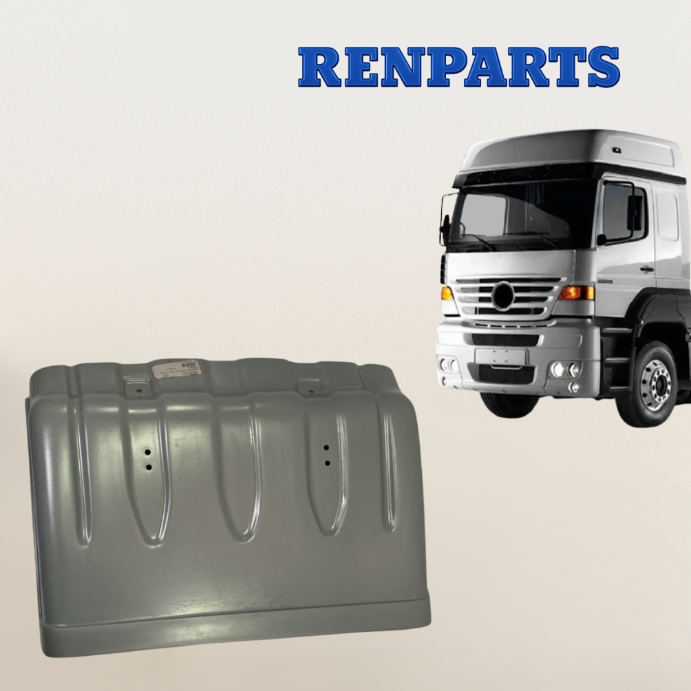 meio paralama tracao mb 1938ls 1634 cinza claro novo