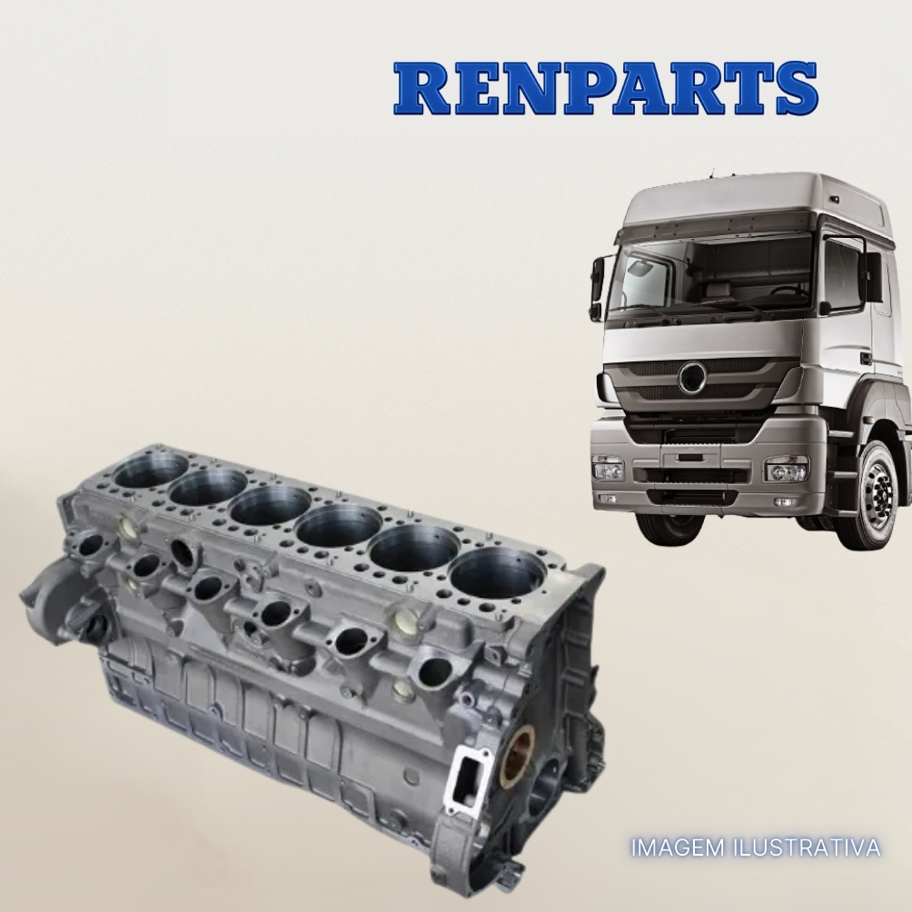 bloco motor om457la original usado promocao