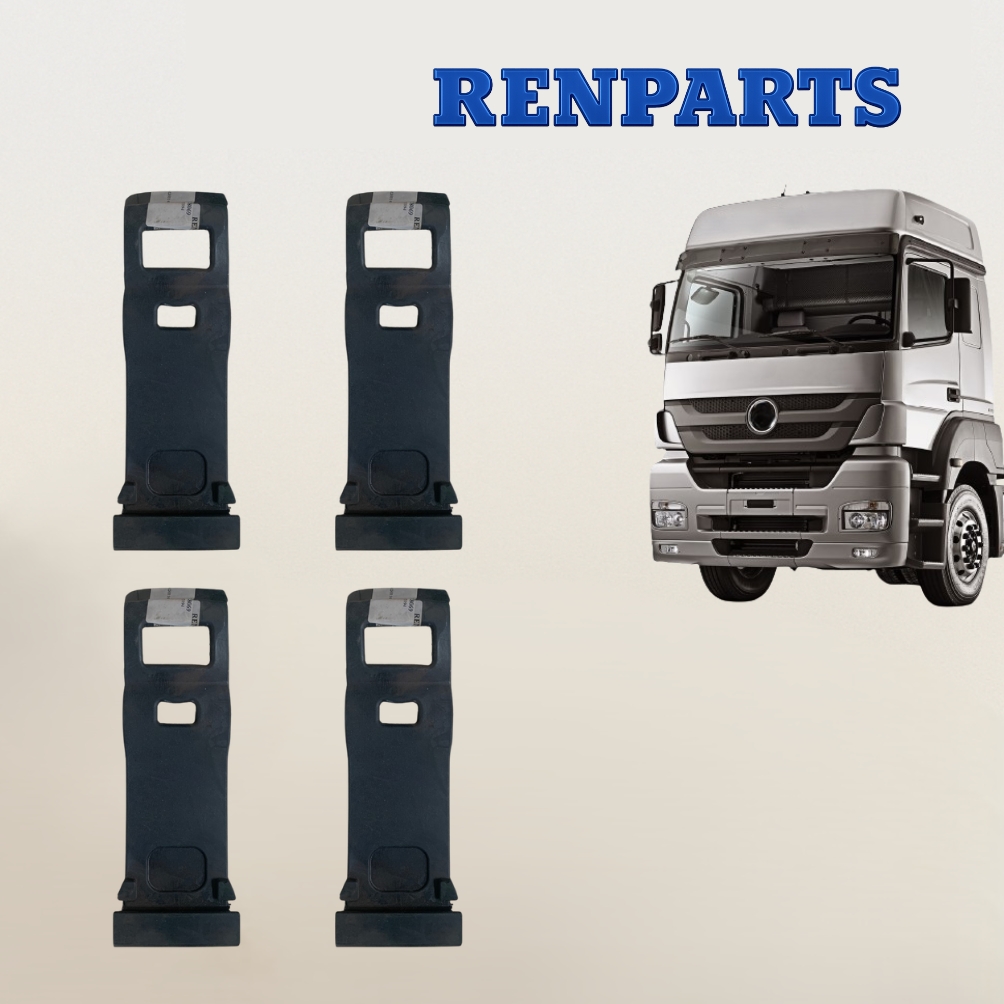 kit presilha paralama axor actros 4 unidades novo