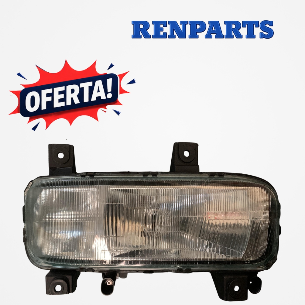 Farol Principal MB Atego 1315 1318 S Aux (Lente Raiada) 2 Focos - L.D Renparts (2)