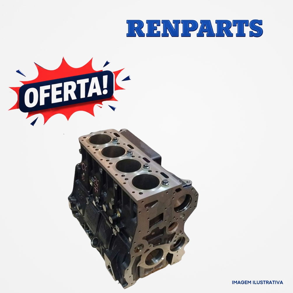 Bloco do Motor MWM X10 MaxxForce - 4 cilindros Renparts